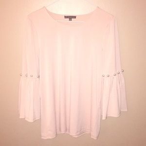 Adrianna Papell Bell Sleeved Pearl Top
